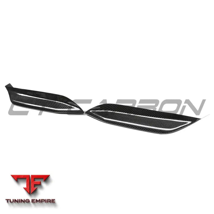 BMW M3/M4 (F80 F82 F83) 2014-2020 UPPER FRONT CARBON FIBRE CANARDS - CT CARBON
