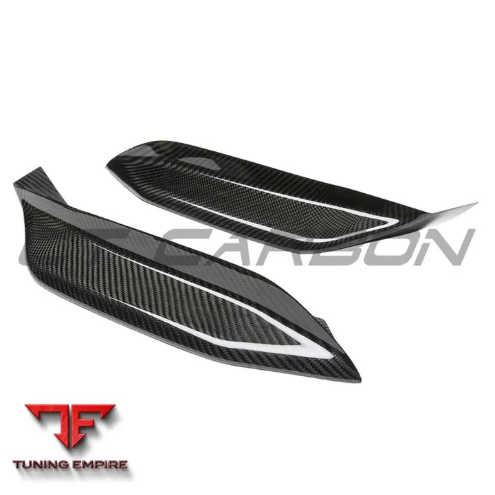 BMW M3/M4 (F80 F82 F83) 2014-2020 UPPER FRONT CARBON FIBRE CANARDS - CT CARBON