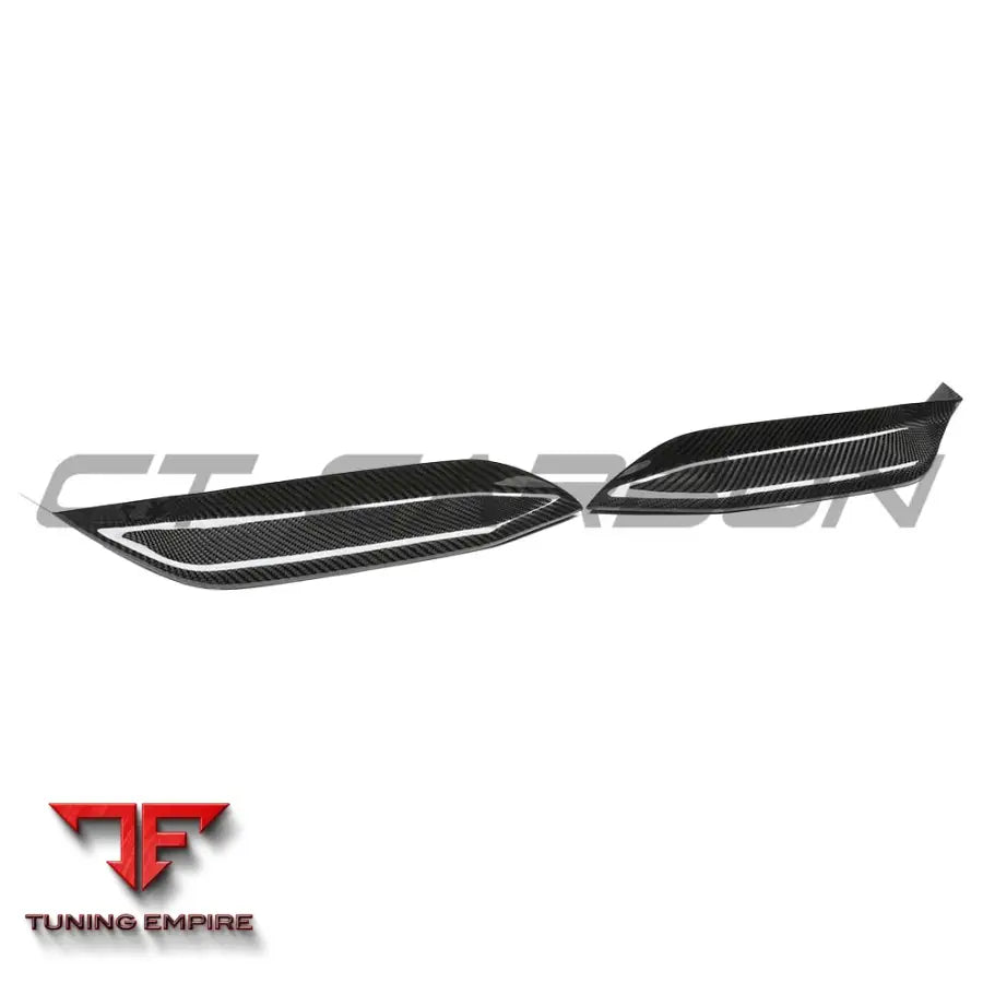 BMW M3/M4 (F80 F82 F83) 2014-2020 UPPER FRONT CARBON FIBRE CANARDS - CT CARBON