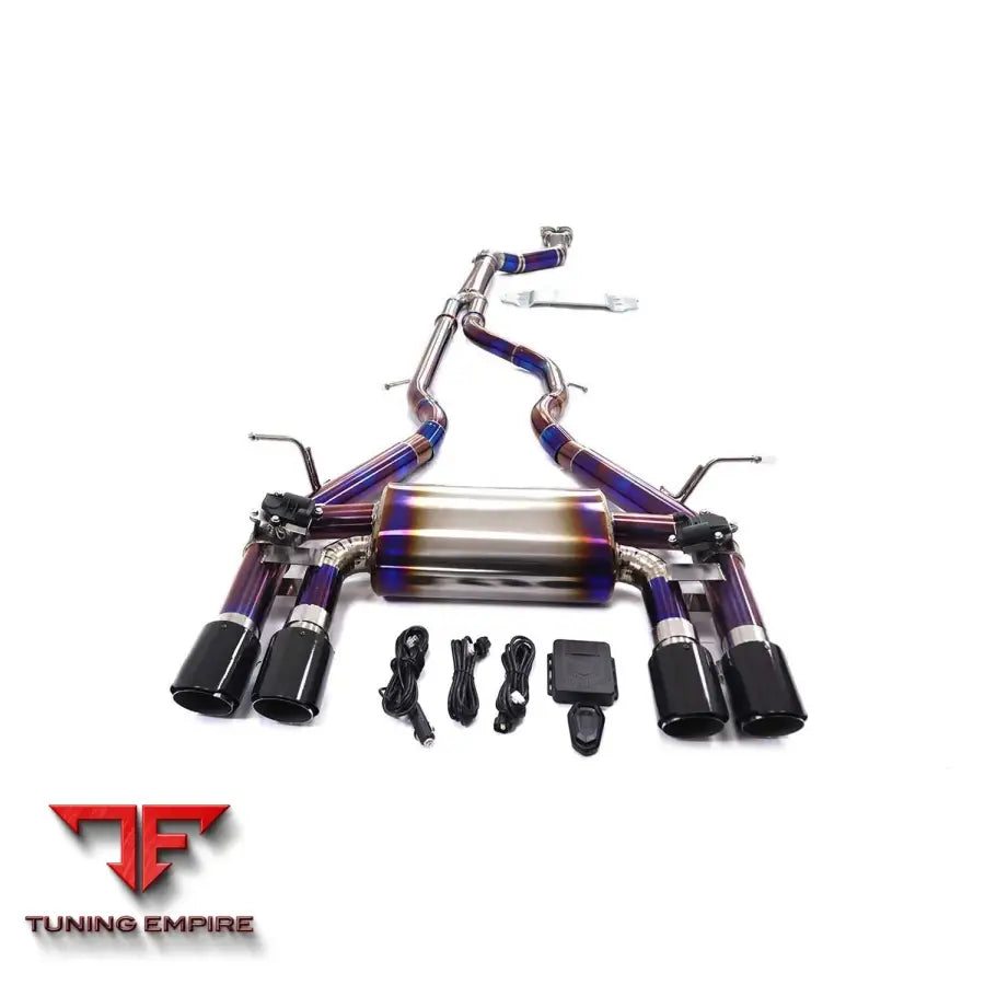 BMW M3 M4 F80 F82 TITANIUM CATBACK RAZOR EXHAUST WITH MUFFLER VALVE