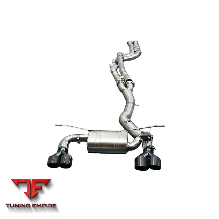 BMW M3 M4 F8X STAINLESS STEEL CATBACK RAZOR EXHAUST WITH MUFFLER VALVE