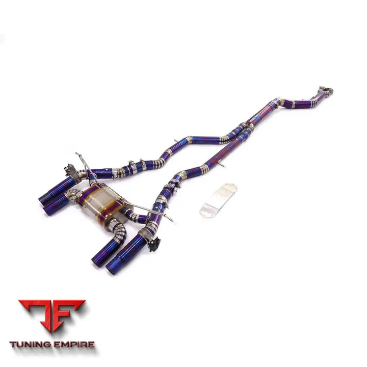 BMW M3 M4 F8X TITANIUM CATBACK RAZOR EXHAUST WITH MUFFLER VALVE