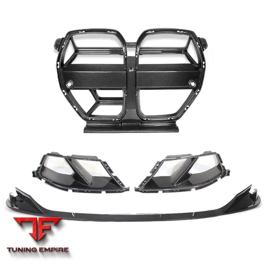 BMW M3/M4 G80/G81/G82/G83 CARBON FIBRE FRONT END PACK (ACC) - V1 - CT CARBON