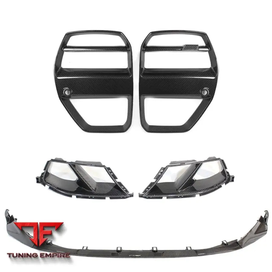 BMW M3/M4 G80/G81/G82/G83 CARBON FIBRE FRONT END PACK (ACC) - V4 - CT CARBON