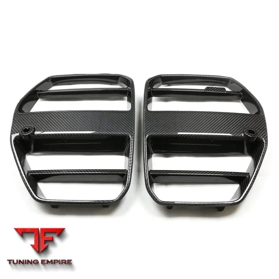 BMW M3/M4 G80/G81/G82/G83 CARBON FIBRE GRILLE - WITHOUT ACC - V1 - CT CARBON
