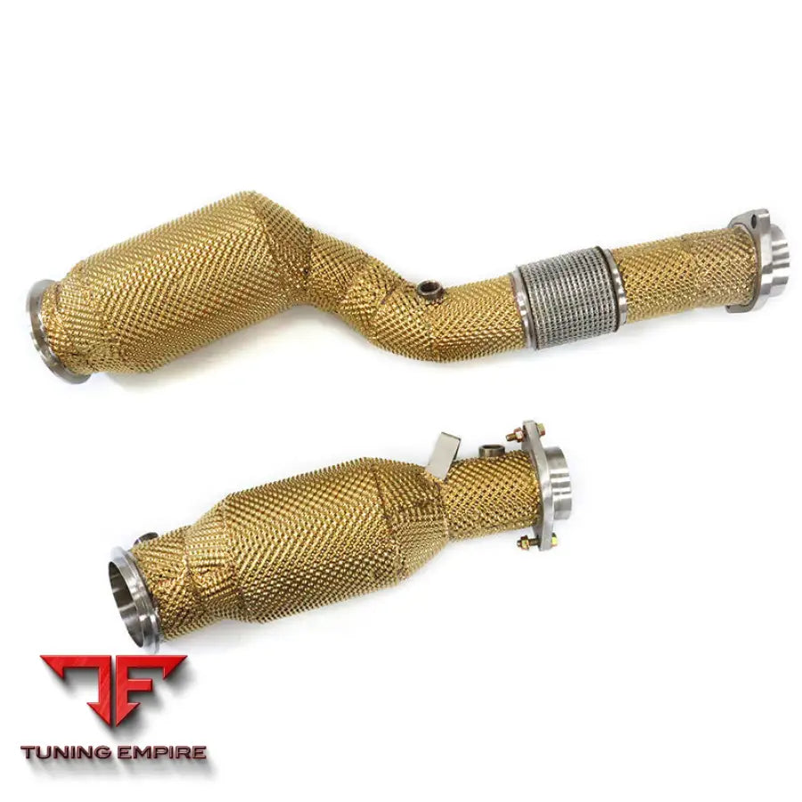 BMW M3 M4 G80 G82 3.0T STAINLESS STEEL RAZOR EXHAUST DOWNPIPE WITH HEAT SHIELD