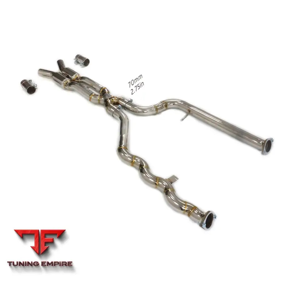 BMW M3 M4 G80 G82 STAINLESS RAZOR EXHAUST TWIST TUBE MIDPIPE