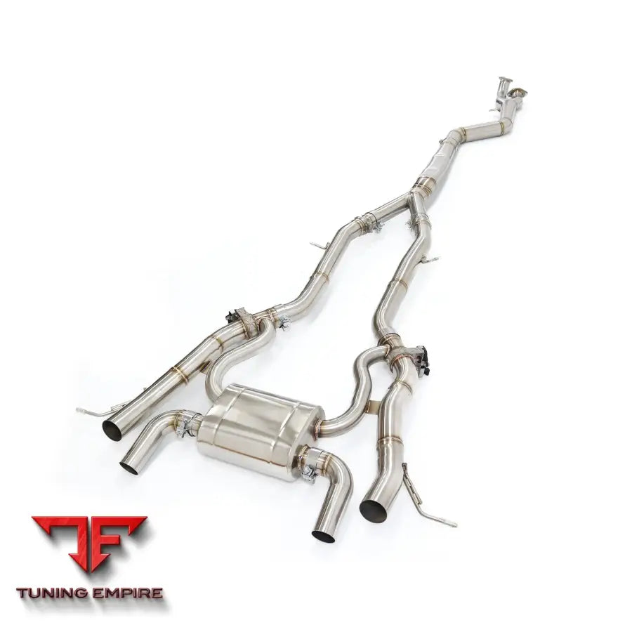 BMW M3 M4 G80 G82 STAINLESS STEEL CATBACK RAZOR EXHAUST WITH MUFFLER VALVE