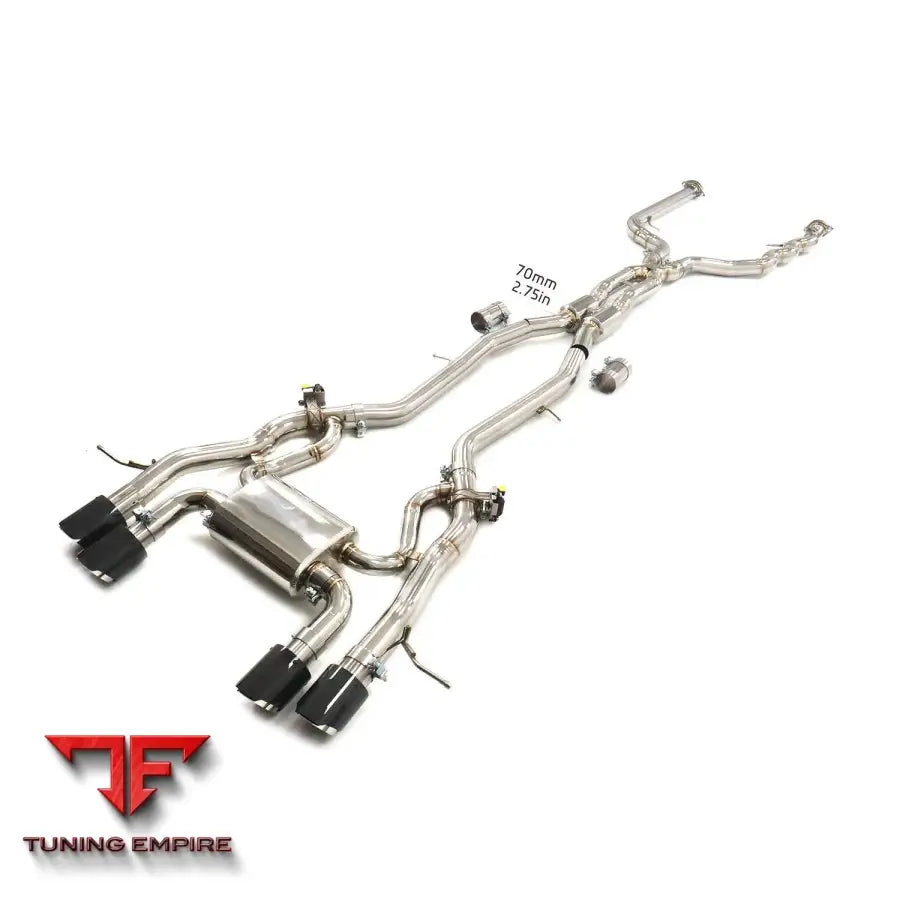 BMW M3/M4 G80 G82 STAINLESS TWIST TUBE CATBACK RAZOR EXHAUST