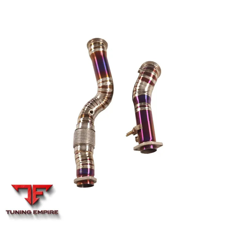 BMW M3 M4 G80 G82 TITANIUM RAZOR EXHAUST DOWNPIPES