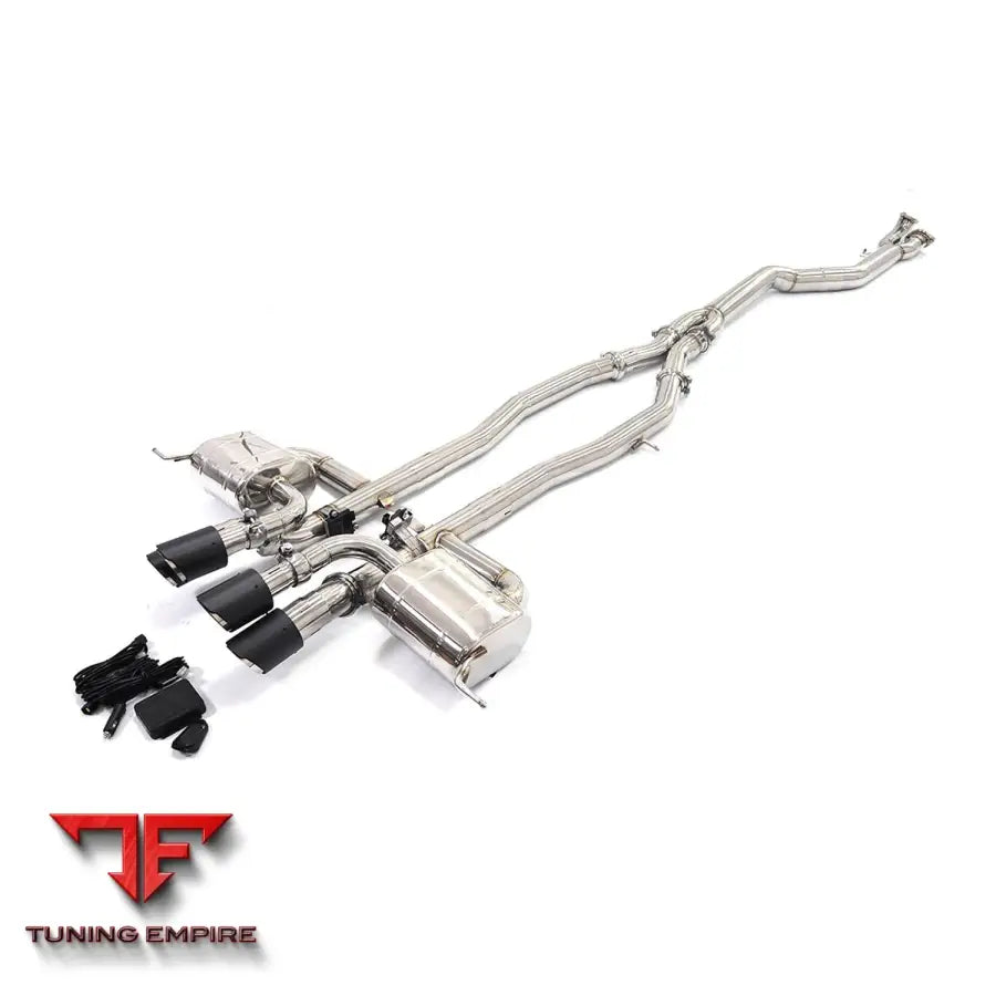 BMW M3 M4 G80 G82 VALVETRONIC STAINLESS STEEL CATBACK RAZOR EXHAUST PIPE