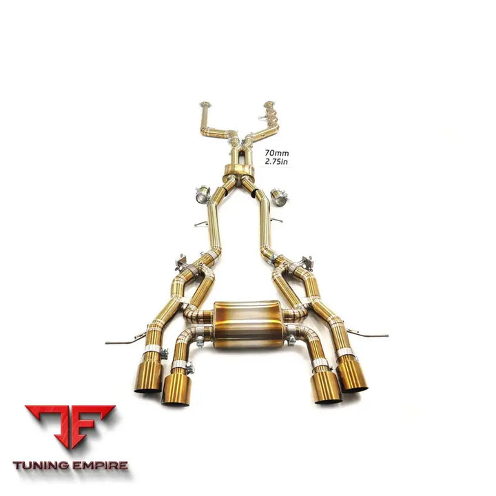 BMW M3/M4 G8X 3.0T TITANIUM CATBACK RAZOR EXHAUST WITH MUFFLER VALVE