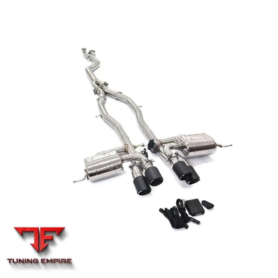 BMW M3 M4 G8X STAINLESS STEEL CATBACK RAZOR EXHAUST WITH MUFFLER VALVE