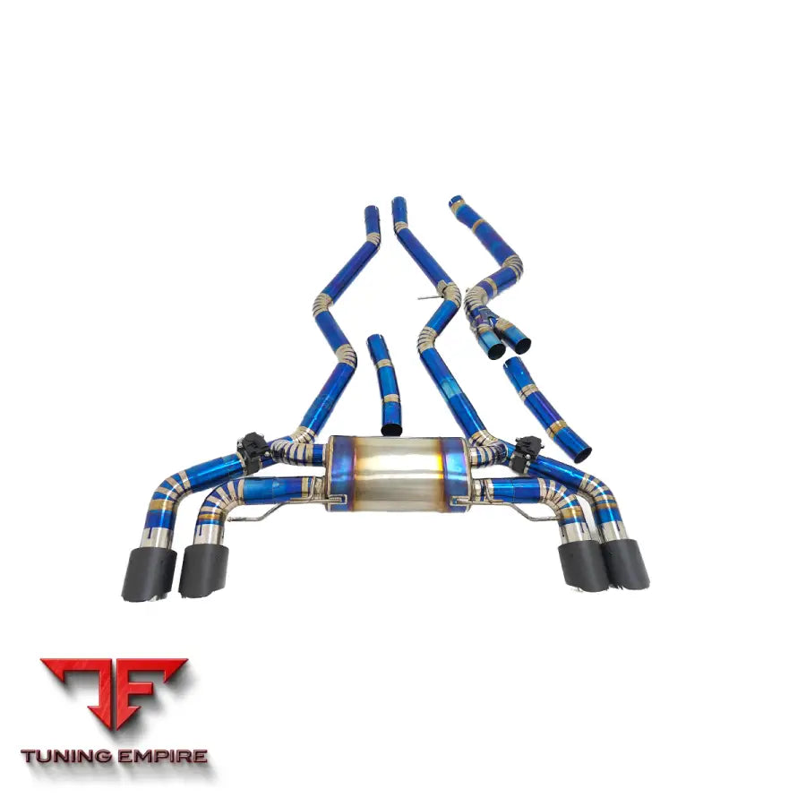 BMW M3/M4 G8X TITANIUM CATBACK RAZOR EXHAUST WITH MUFFLER VALVE