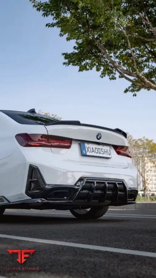 BMW M340I LCI G20 G21 2023-ON ABS AE V3 REAR DIFFUSER & CANARDS - Rear Diffuser