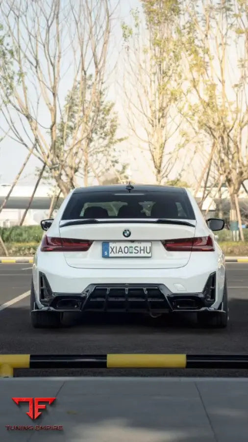 BMW M340I LCI G20 G21 2023-ON ABS AE V3 REAR DIFFUSER & CANARDS - Rear Diffuser