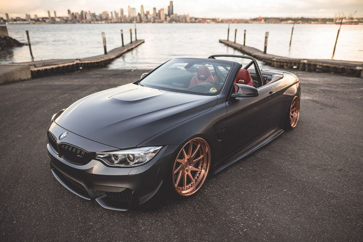 BMW M4 CONVERTIBLE on custom forged wheels