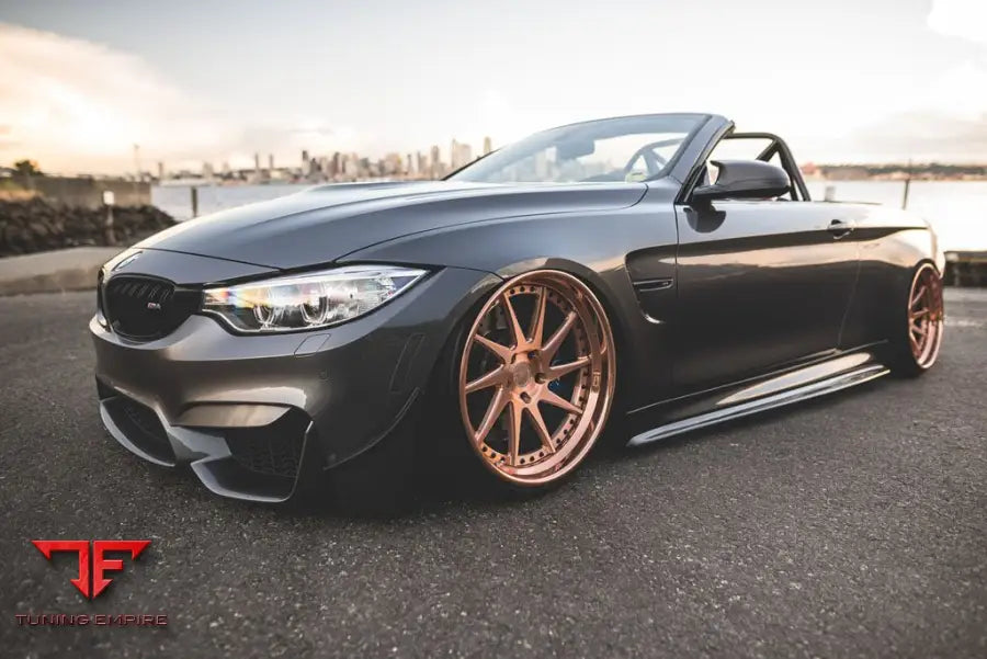 BMW M4 CONVERTIBLE on custom forged wheels