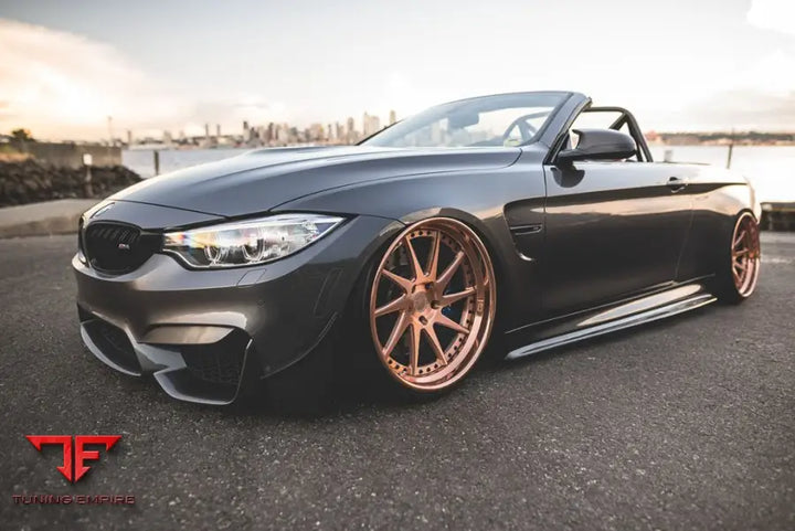 BMW M4 CONVERTIBLE on custom forged wheels