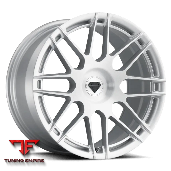 BMW M4 CS BLAQUE DIAMOND BD-F12 BRUSHED SILVER WHEELS