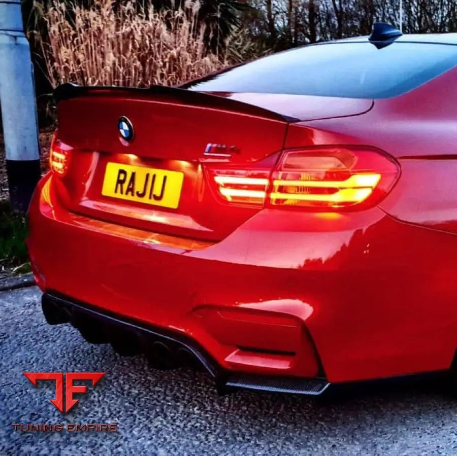 BMW M4 F82 2014-2020 CARBON FIBRE SPOILER - V4 - CT CARBON