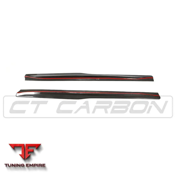 BMW M4 (F82 F83) CARBON FIBRE SIDE SKIRTS - PS STYLE - CT CARBON