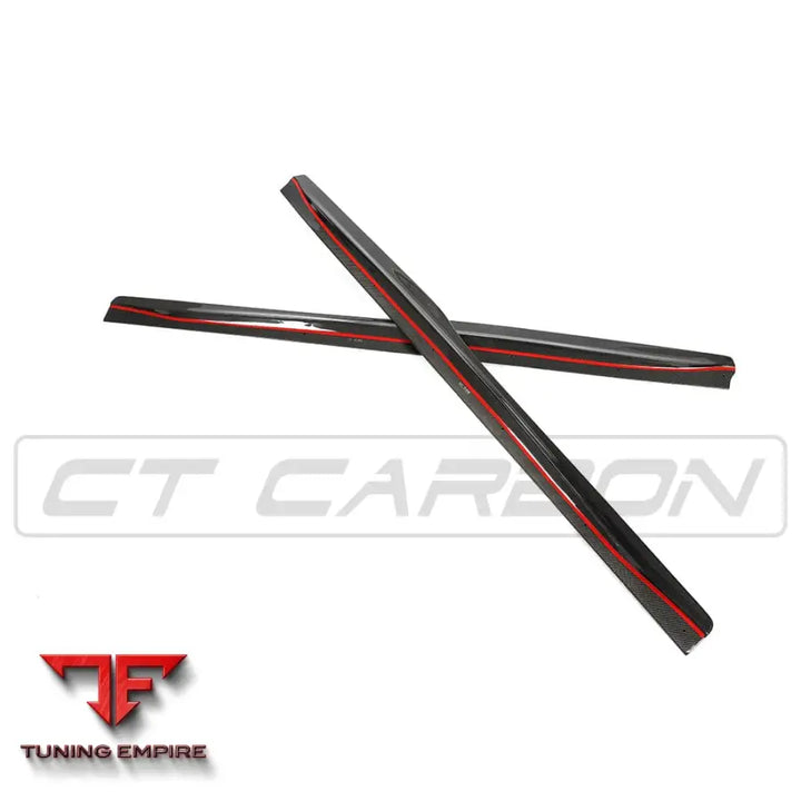 BMW M4 (F82 F83) CARBON FIBRE SIDE SKIRTS - PS STYLE - CT CARBON