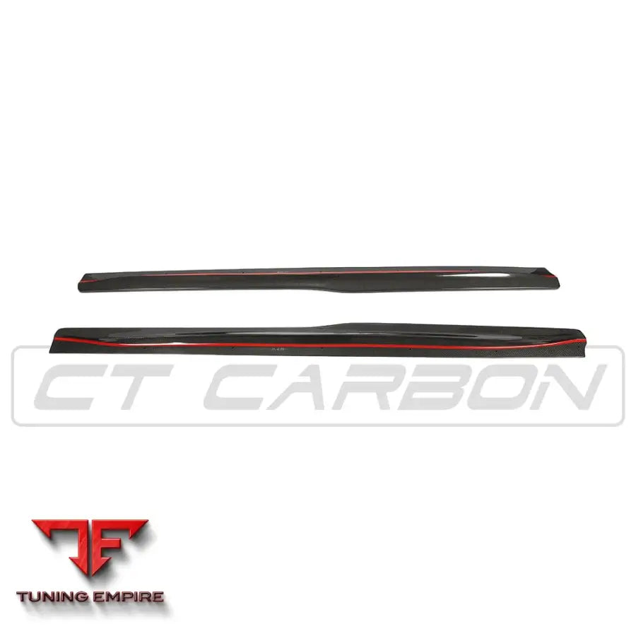 BMW M4 (F82 F83) CARBON FIBRE SIDE SKIRTS - PS STYLE - CT CARBON