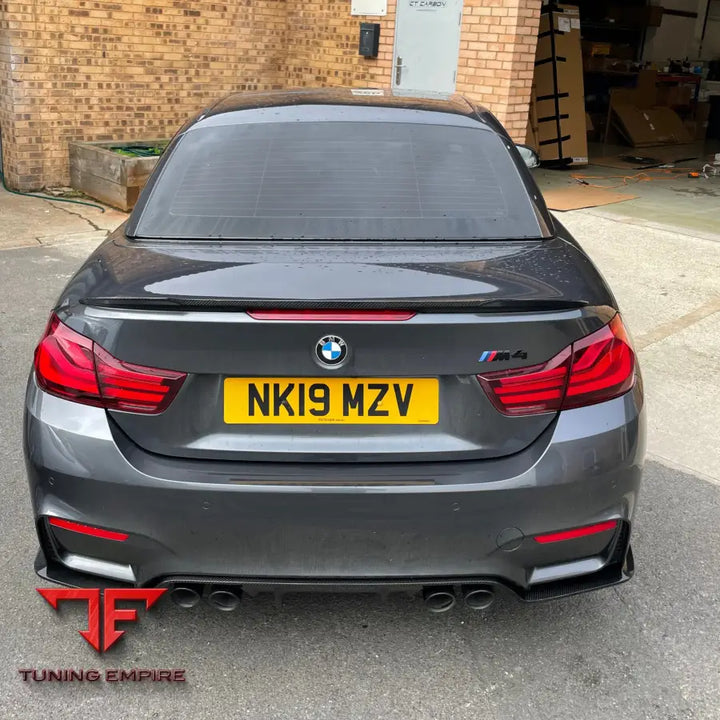 BMW M4 F83 & F33 4 SERIES CARBON FIBRE SPOILER - V2 - CT CARBON