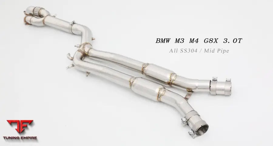 Bmw M4 G82 3.0T All Ss304 Mid Pipe Exhaust System