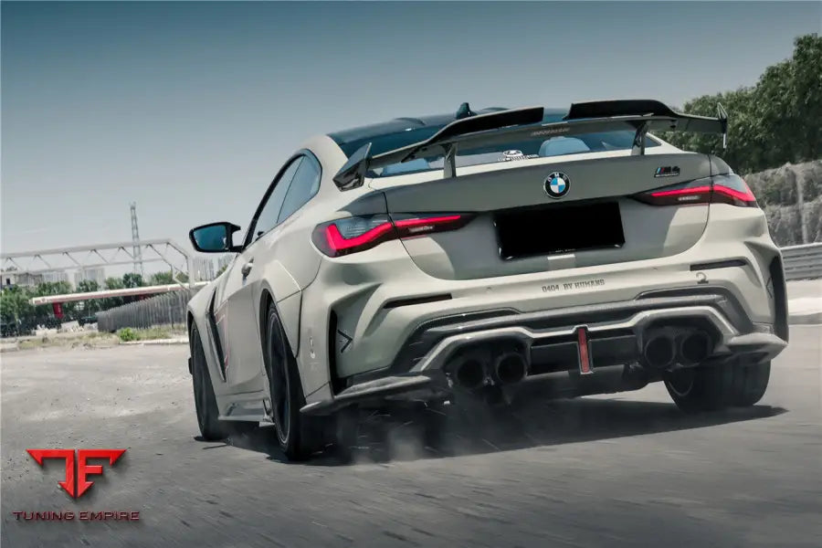 Bmw M4 G82 & 4 Series G22 Bkssii Style Carbon Fiber Trunk Spoiler Bsd