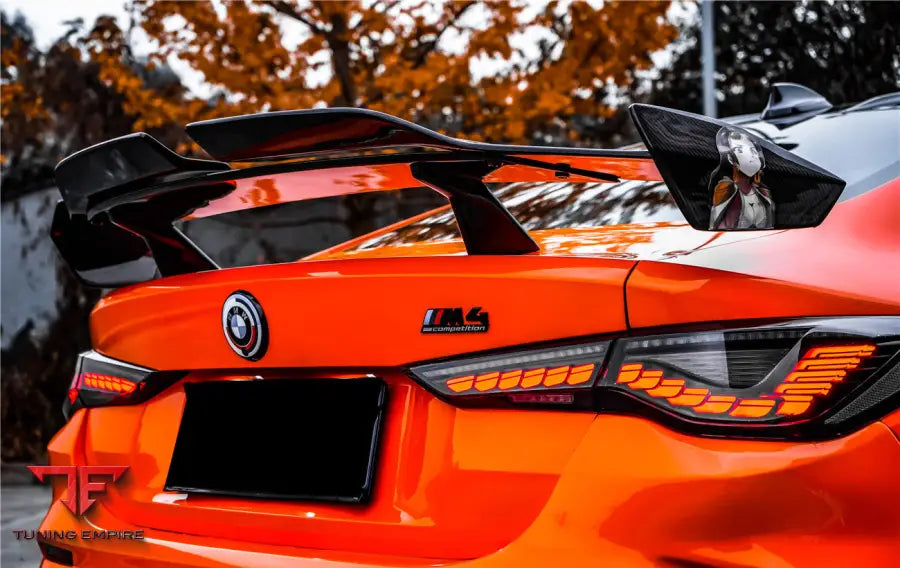 Bmw M4 G82 & 4 Series G22 Bkssii Style Carbon Fiber Trunk Spoiler Bsd