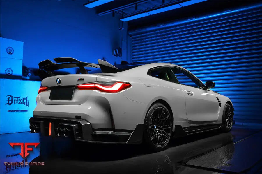 Bmw M4 G82 & 4 Series G22 Bkssii Style Carbon Fiber Trunk Spoiler Bsd