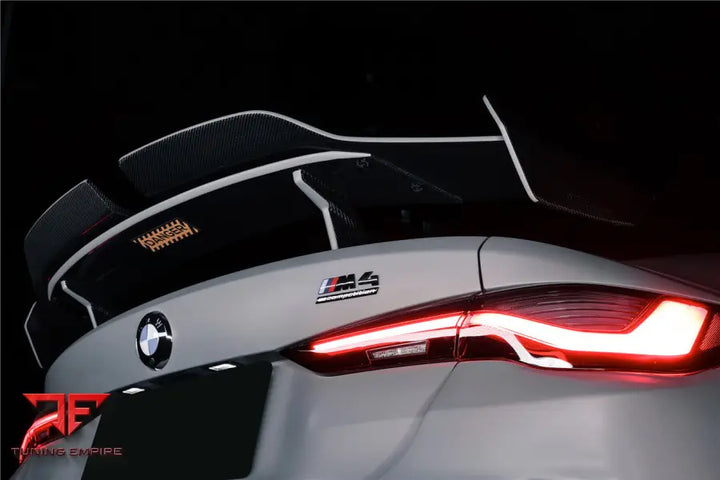 Bmw M4 G82 & 4 Series G22 Bkssii Style Carbon Fiber Trunk Spoiler Bsd