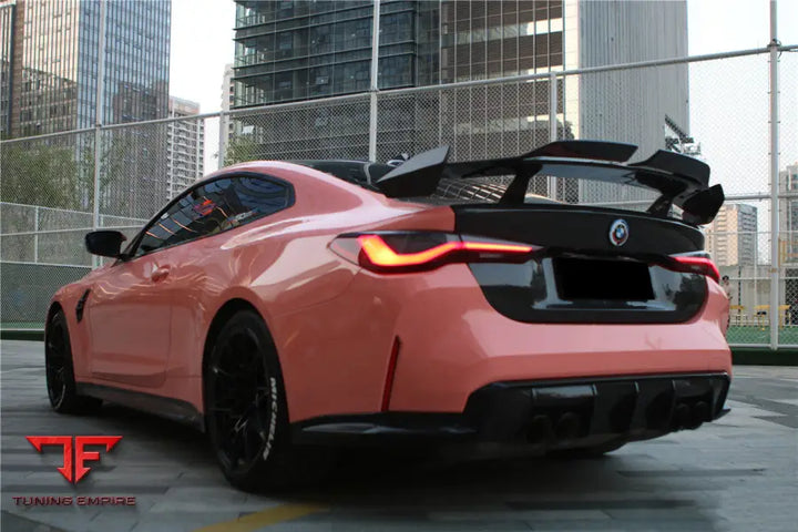 Bmw M4 G82 & 4 Series G22 Bkssii Style Carbon Fiber Trunk Spoiler Bsd