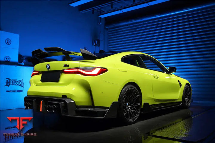 Bmw M4 G82 & 4 Series G22 Bkssii Style Carbon Fiber Trunk Spoiler Bsd