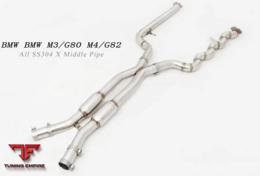 Bmw M4 G82 All Ss304 X Middle Pipe Exhaust System