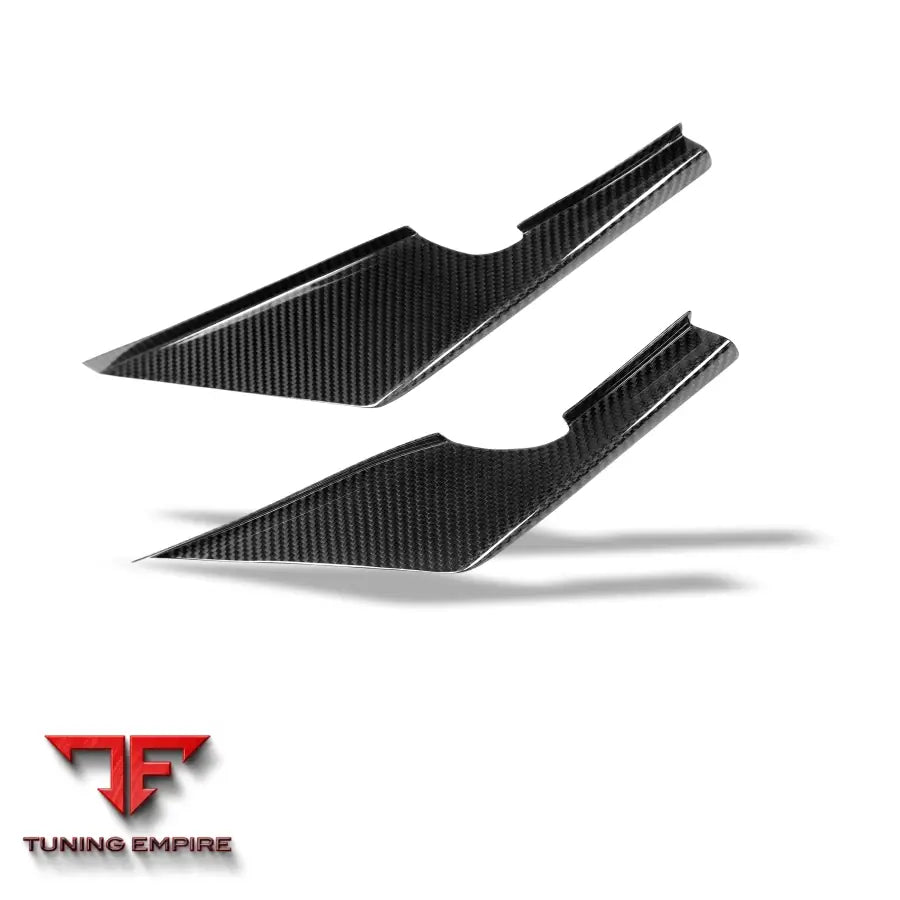 BMW M4 G82 CARBON FIBER AERO FRONT BUMPER CANARDS
