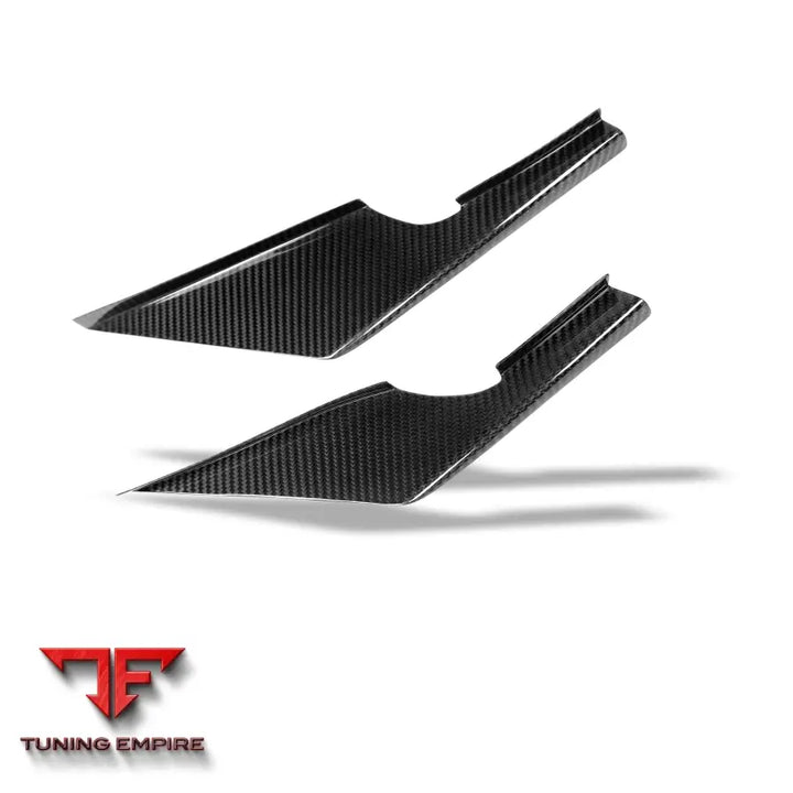 BMW M4 G82 CARBON FIBER AERO FRONT BUMPER CANARDS
