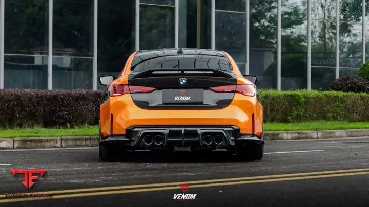 BMW M4 G82 G83 2021-ON VENOM SPORT SERIES REAR DIFFUSER & CANARDS - Rear Diffuser