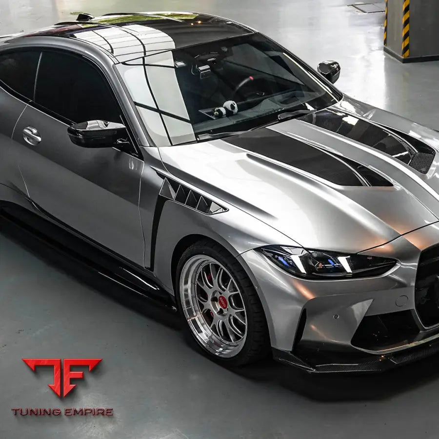 BMW M4 G82 SIDE FENDERS IN WHITE PRIMER FINISH - Carbon Fibre Parts