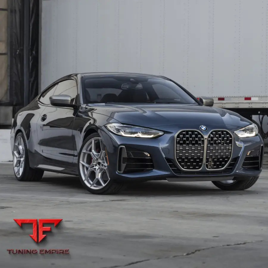 BMW M440i BLAQUE DIAMOND BD-F25 BRUSHED SILVER WHEELS