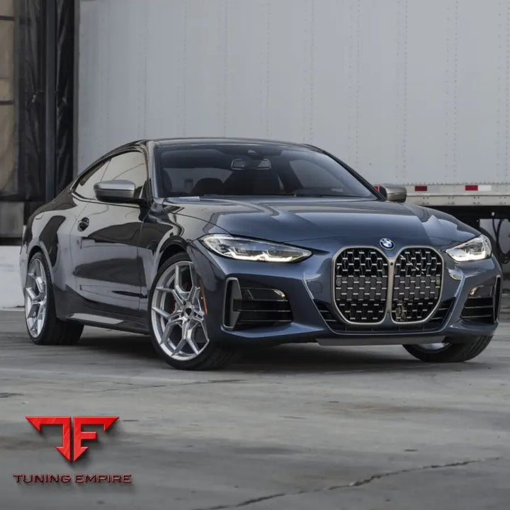 BMW M440i BLAQUE DIAMOND BD-F25 BRUSHED SILVER WHEELS