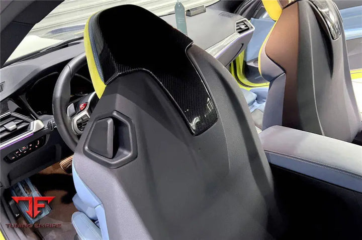 Bmw M4M3 G82/G83/G80 Oe Style Carbon Fiber Up Seat-Back Cover Bsd