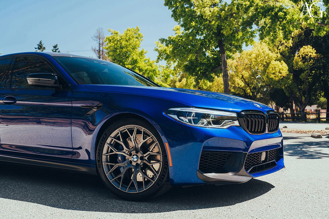 BMW M5 on custom forged wheels
