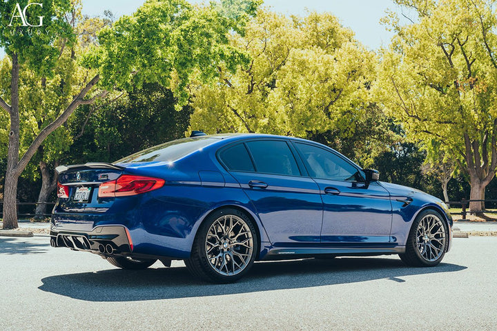 BMW M5 on custom forged wheels