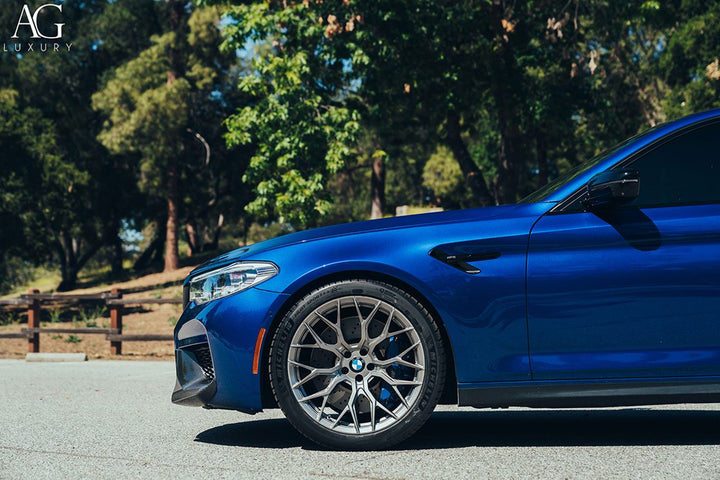 BMW M5 on custom forged wheels