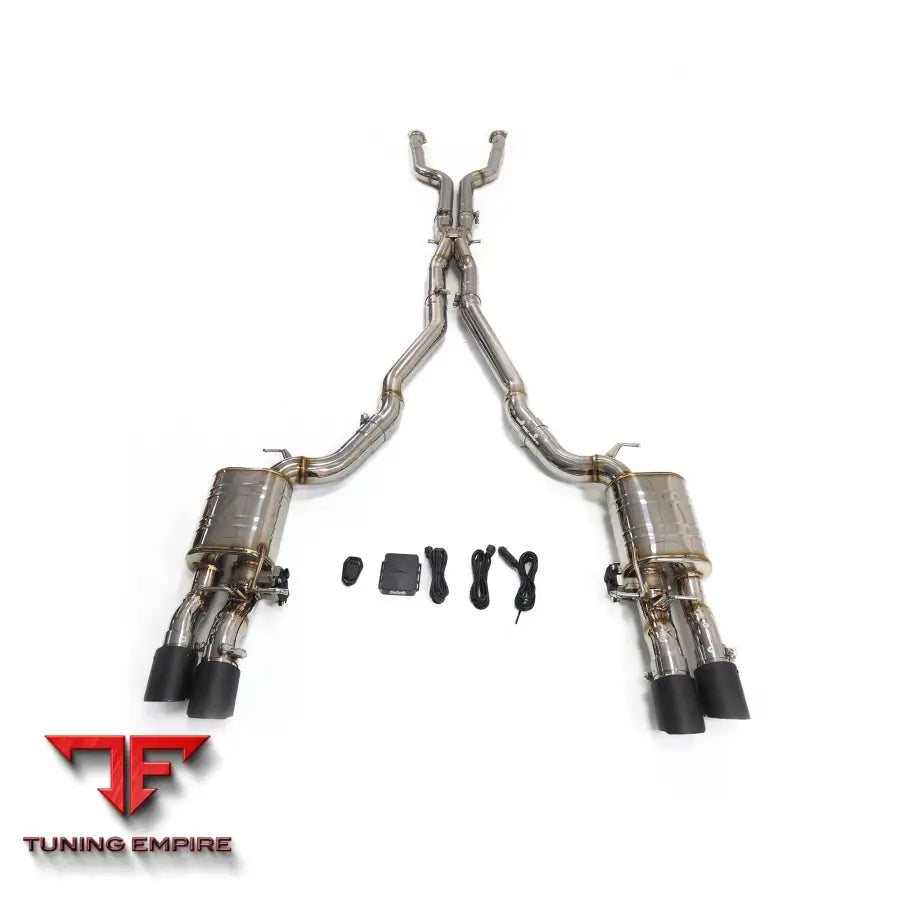 BMW M5 E60/E61 S85 5.0 V8 STAINLESS STEEL CATBACK RAZOR EXHAUST WITH MUFFLER VALVE