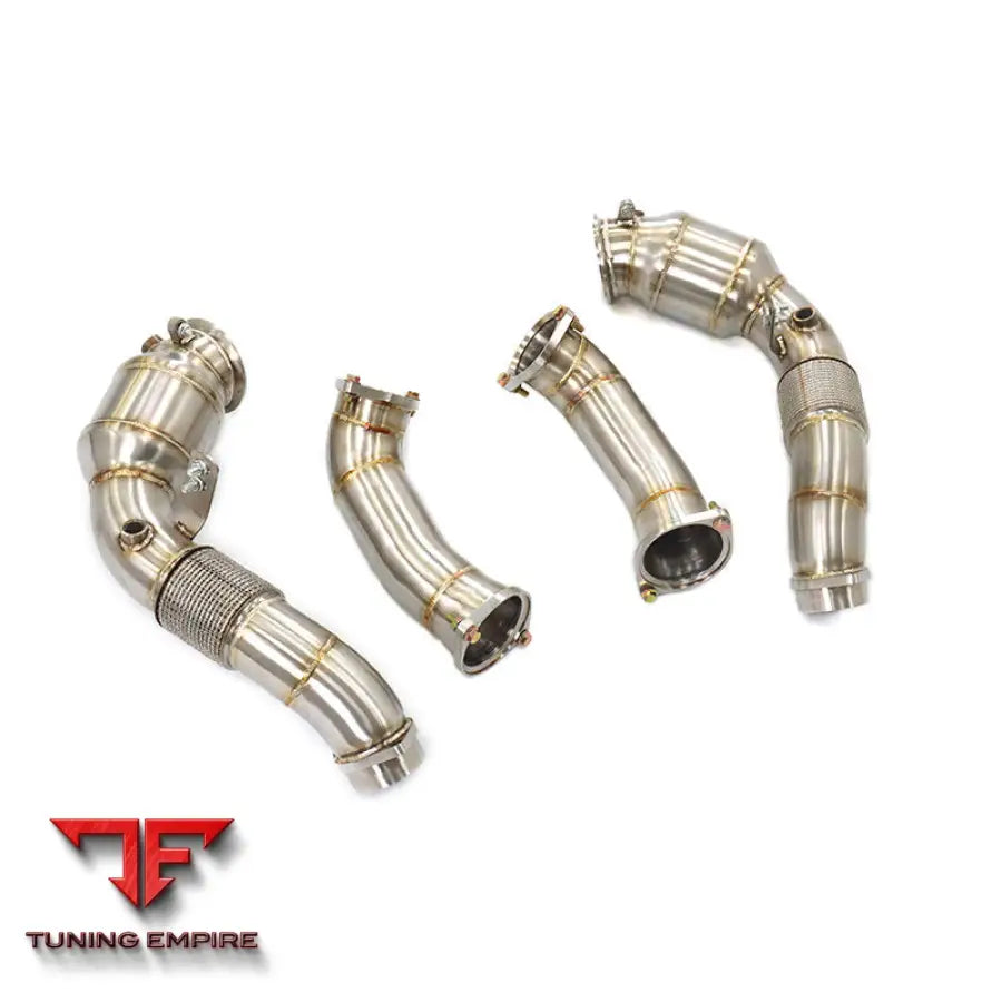 BMW M5 F90 LCI STAINLESS STEEL DOWNPIPES FRONT TUBE