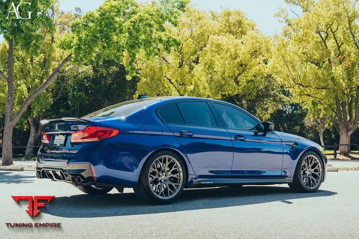 BMW M5 on custom forged wheels